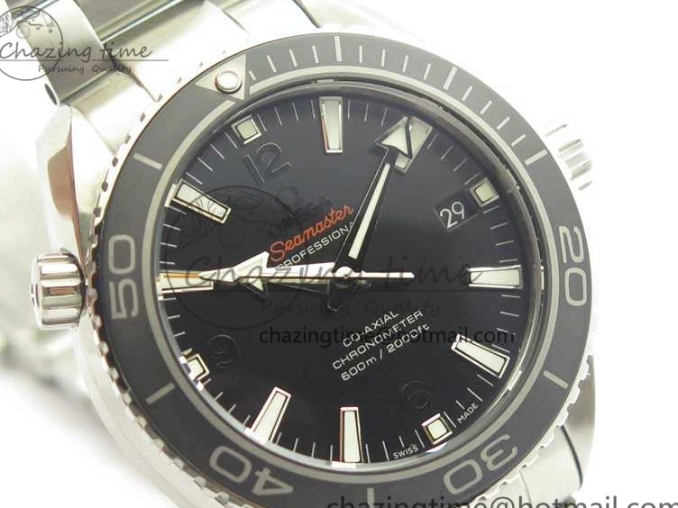 0718 Durable Planet Ocean Professional Ceramic Bezel 42mm 1:1 MK Best Edition Silver Markers On SS Bracelet A 8085